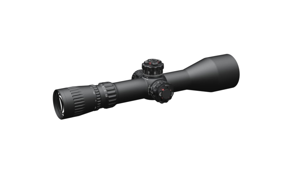 March Scopes Tactical Turret Rifle Scope, 4.5-28x52mm, FFP, FML-PDKI Reticle, w/ 6-level Illumination, Shuriken Lock Turrets, Black, D28HV52WFIMLX PDKI Reticle