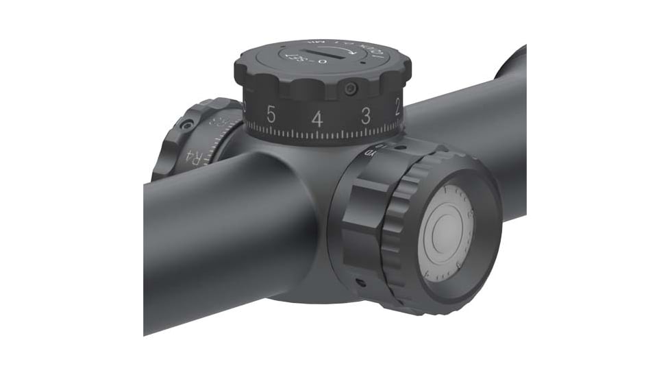 March Scopes Tactical Turret Rifle Scope, 3-24x52mm, 30mm tube, FML-TR1H Reticle, Black, NSN None, D24V52FML FML-TR1H Reticle