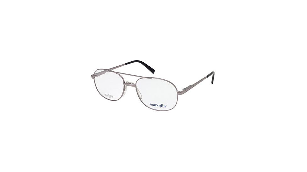 Marcolin MA6804 Eyeglass Frames - Shiny Gun Metal Frame Color