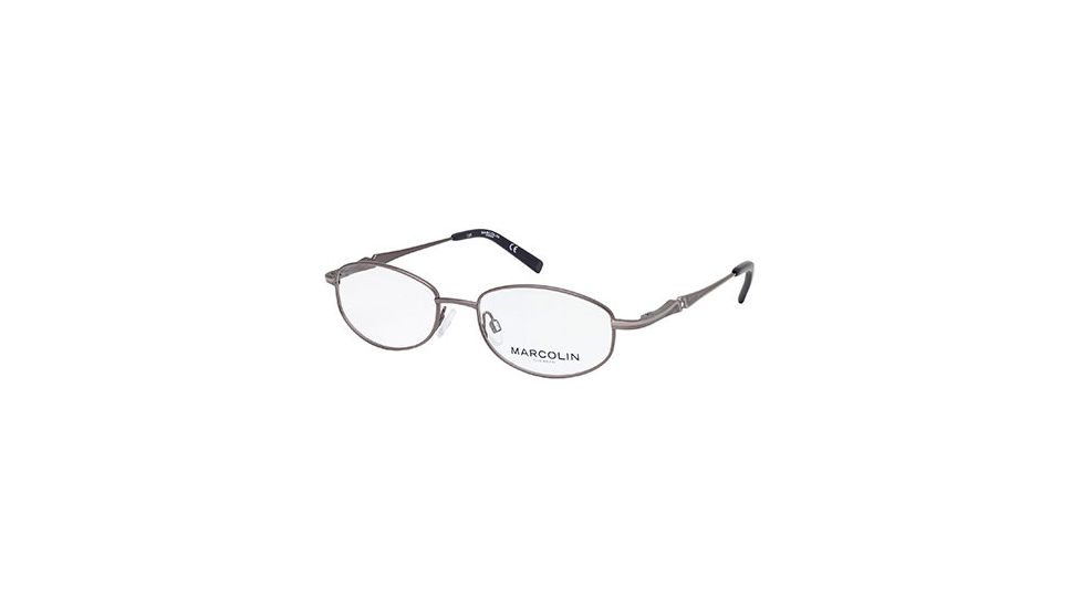 Marcolin MA7303 Eyeglass Frames - Shiny Gun Metal Frame Color