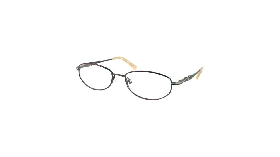 Marcolin MA7303 Eyeglass Frames - Shiny Dark Brown Frame Color
