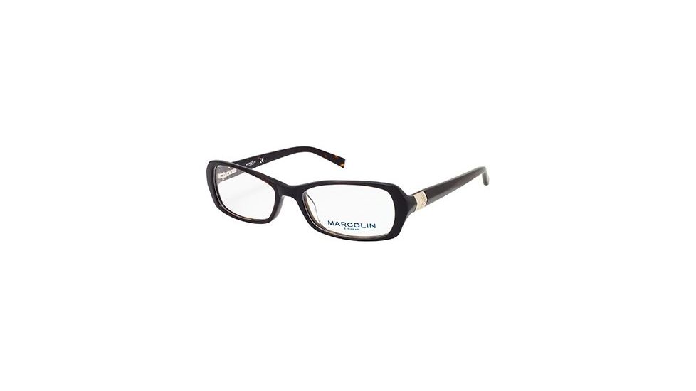 Marcolin MA7305 Eyeglass Frames - Dark Havana Frame Color