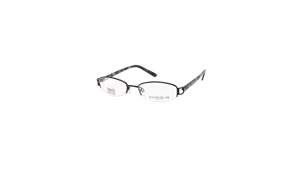 Marcolin MA7312 Eyeglass Frames - Shiny Black Frame Color