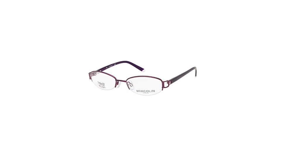 Marcolin MA7312 Eyeglass Frames - Shiny Violet Frame Color