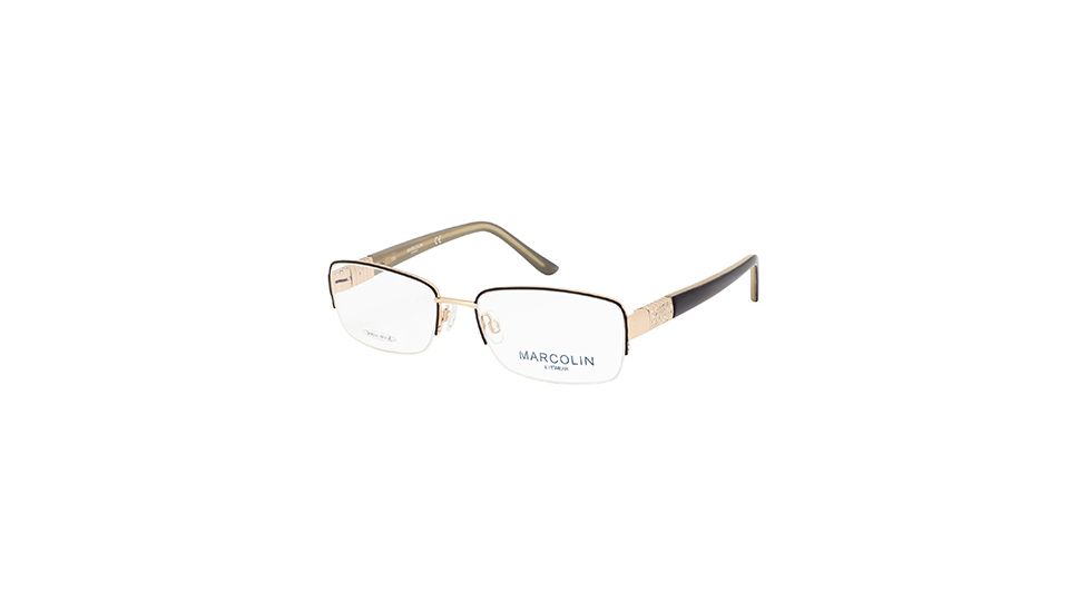 Marcolin MA7327 Eyeglass Frames - Shiny Violet Frame Color