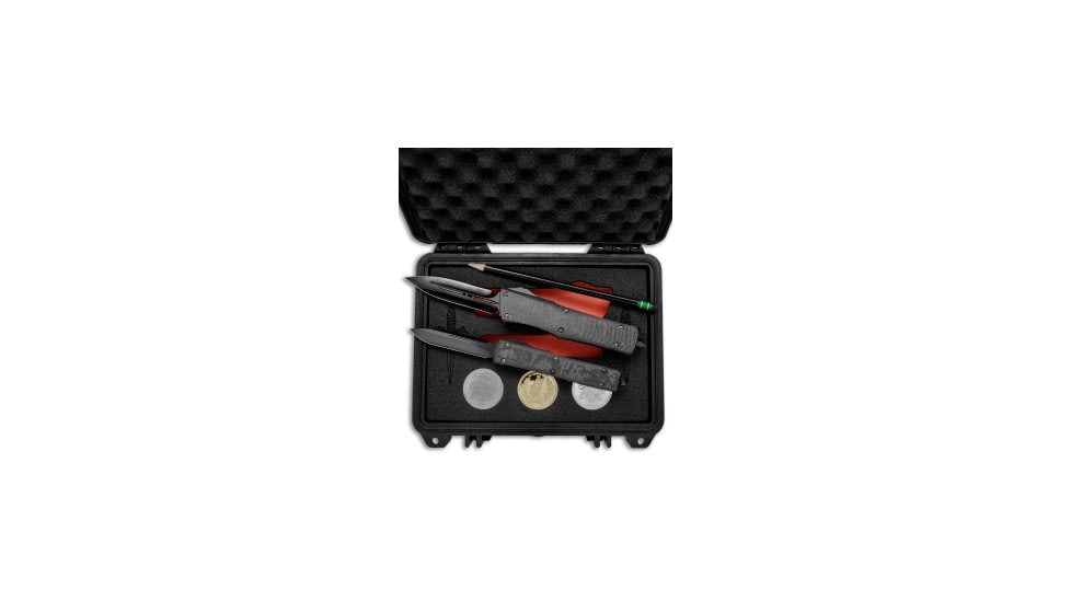 Marfione Custom Knives John Wick Elite Continental Set Combat Troodon and Ultratech, Black Handle, Black/Black, One Size, BHQ-71785