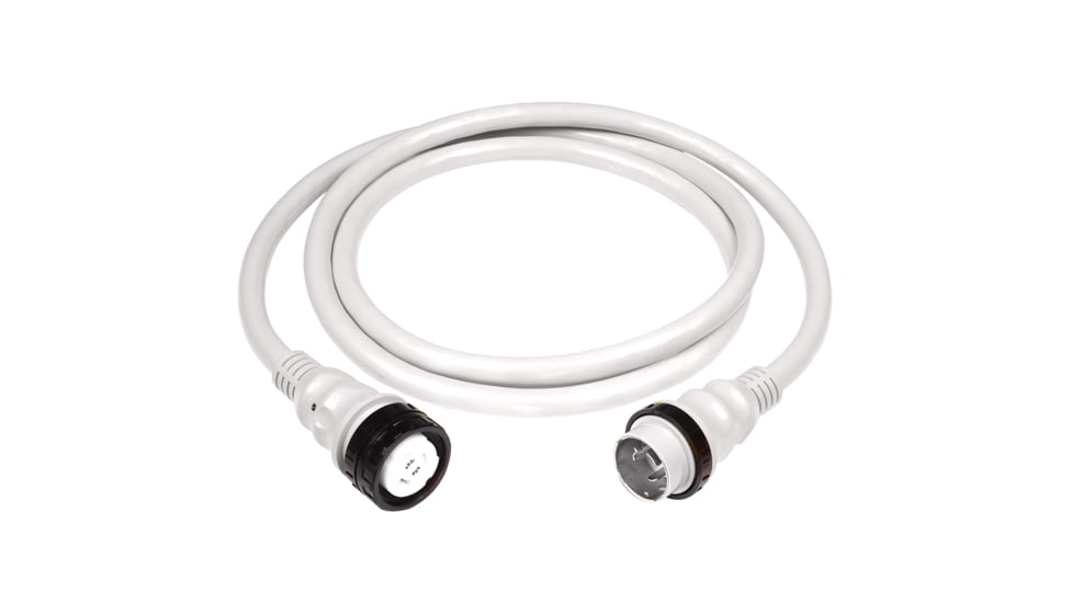Marinco 50Amp 125/250V Shore Power Cable - 25' - White 49226