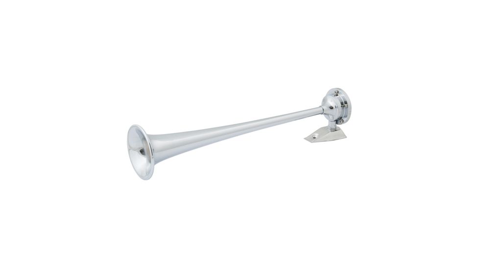 Marinco Chrome Plated Single Trumpet Air Horn 12V 79169