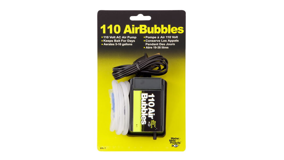 Marine Metal Products 110 Air Bubbles w/Tube and Airstone, Black, A-1