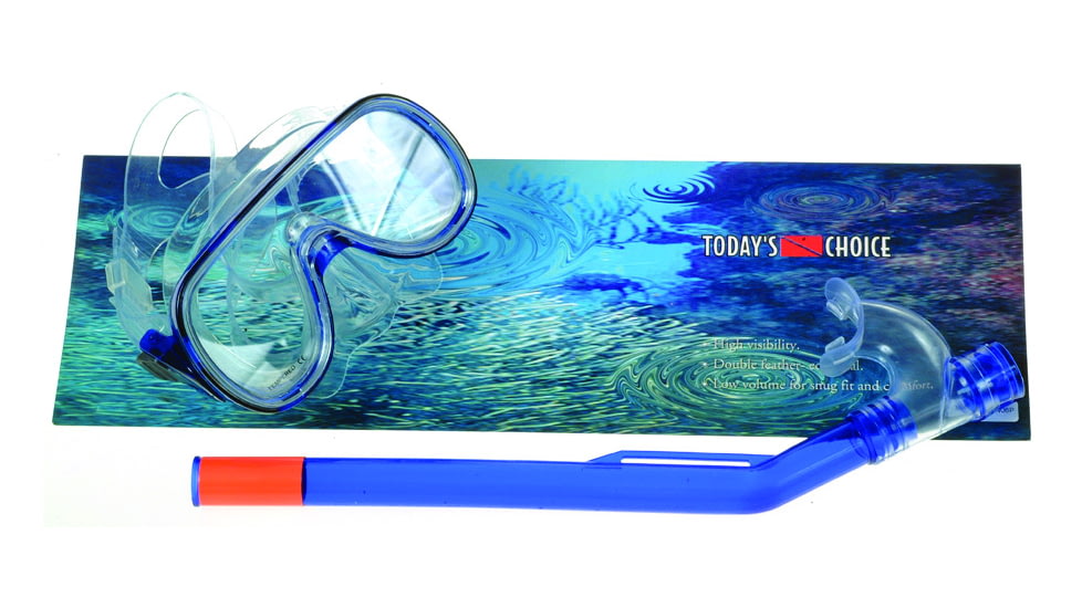 Marine Sports Kids Combo w/Purge Blue w/Mask &amp; Snorkel, 4046BL