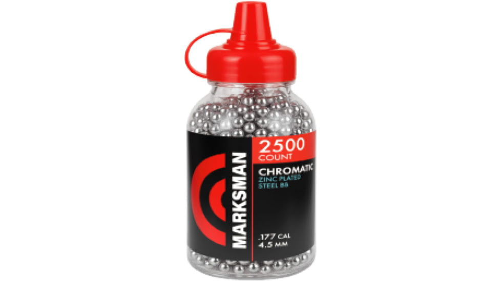 Marksman Steel BBs, 2500 Ct, MBB25