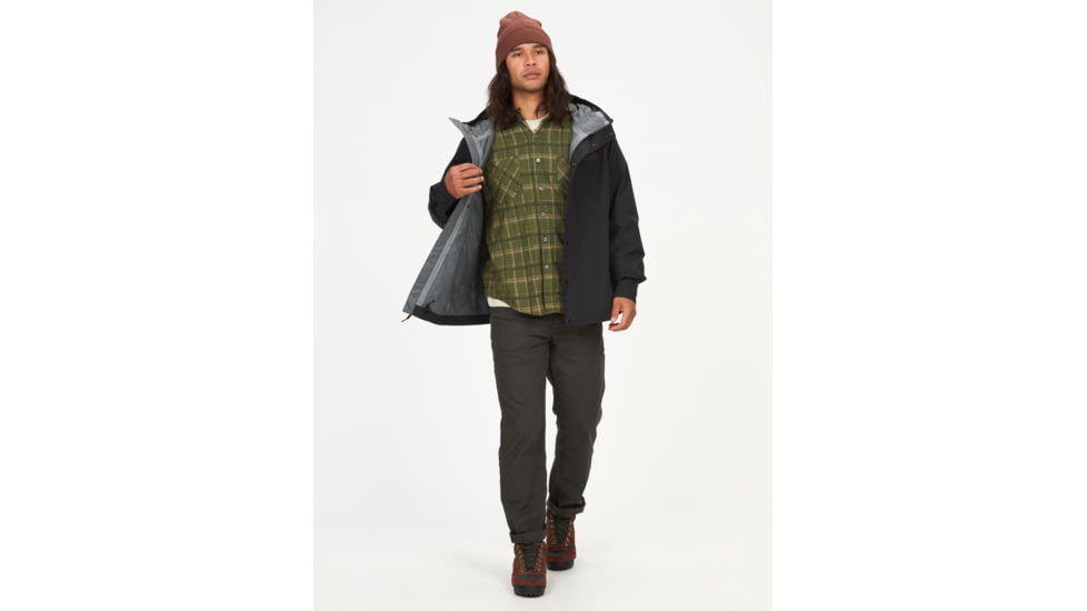 Marmot 78 All Weather Parka - Mens, Black, Small, M14626-001-S