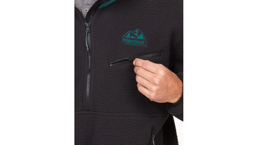 Marmot 94 E.C.O. Recycled Fleece - Mens, Black, Large, M14196-001-L