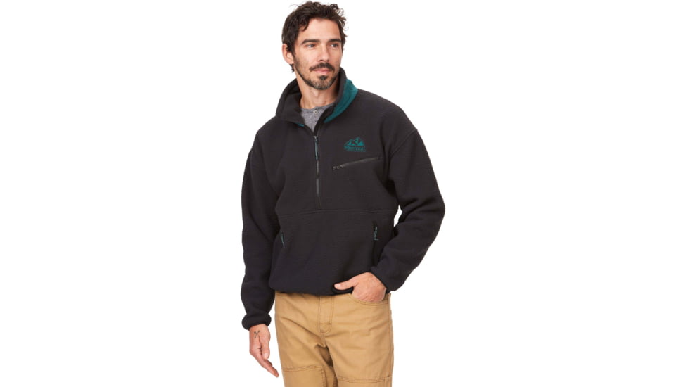 Marmot 94 E.C.O. Recycled Fleece - Mens, Black, Large, M14196-001-L