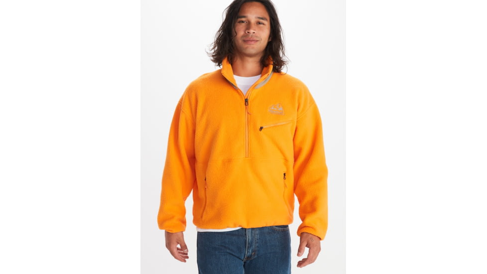 Marmot 94 E.C.O. Recycled Fleece - Mens, Orange Pepper/Vetiver, Extra Large, M14196-21735-XL