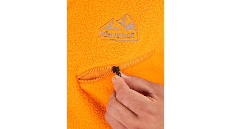 Marmot 94 E.C.O. Recycled Fleece - Mens, Orange Pepper/Vetiver, Extra Large, M14196-21735-XL