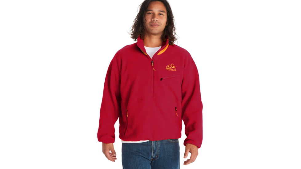 Marmot 94 E.C.O. Recycled Fleece - Mens, Team Red/Golden Sun, Large, M14196-23242-L