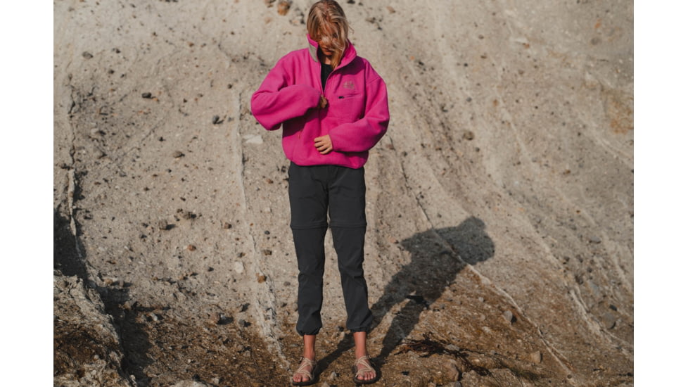 Marmot 94 E.C.O. Recycled Fleece - Womens, Fuchsia Red/Vetiver, Small, M14197-21721-S