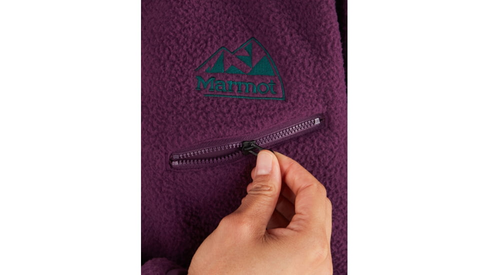 Marmot 94 E.C.O. Recycled Fleece - Womens, Purple Fig, Medium, M14197-22260-M