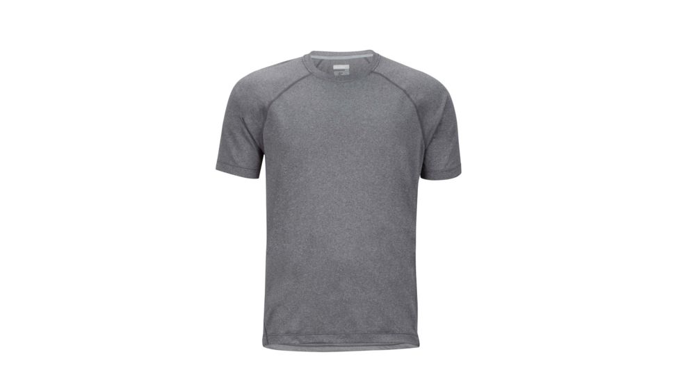 Marmot Accelerate Short Sleeve T-Shirt - Mens, Grey Storm Heather, Extra Large 53550-1870-XL