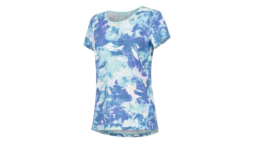 Marmot Aero Short Sleeve - Womens, Skyrise Floral Camo, Small, 57330-8387-S