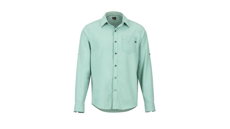 Marmot Aerobora Long Sleeve - Mens, Pond Green, Extra Large, 42110-4570-XL