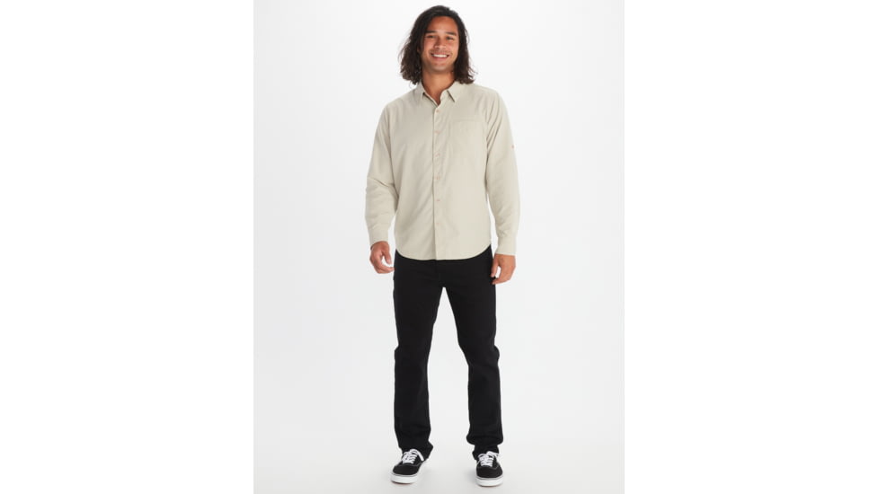 Marmot Aerobora Long Sleeve Top - Mens, Sandbar, Large, M14089-7829-L