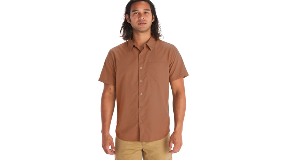 Marmot Aerobora Short Sleeve Top - Mens, Sunburn, Large, M14116-20497-L