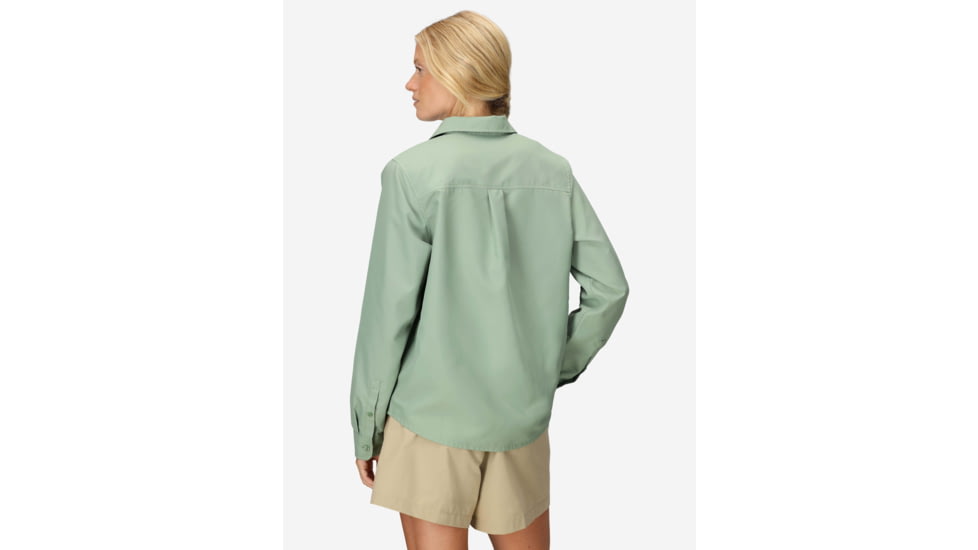 Marmot AirExchange SolarShield LS Shirt - Womens, Agate Green, XL, M16056-24373XL