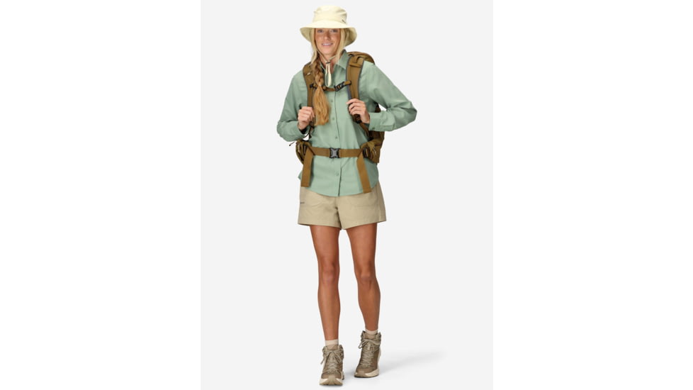 Marmot AirExchange SolarShield LS Shirt - Womens, Agate Green, XL, M16056-24373XL