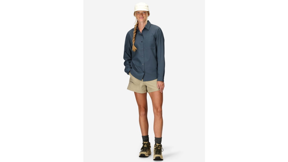 Marmot AirExchange SolarShield LS Shirt - Womens, Thunderhead, L, M16056-24369L