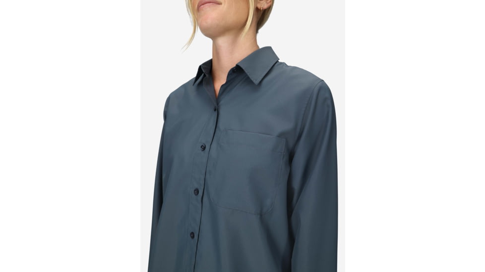 Marmot AirExchange SolarShield LS Shirt - Womens, Thunderhead, L, M16056-24369L