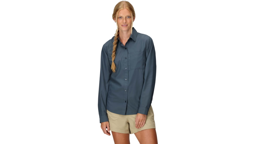 Marmot AirExchange SolarShield LS Shirt - Womens, Thunderhead, L, M16056-24369L