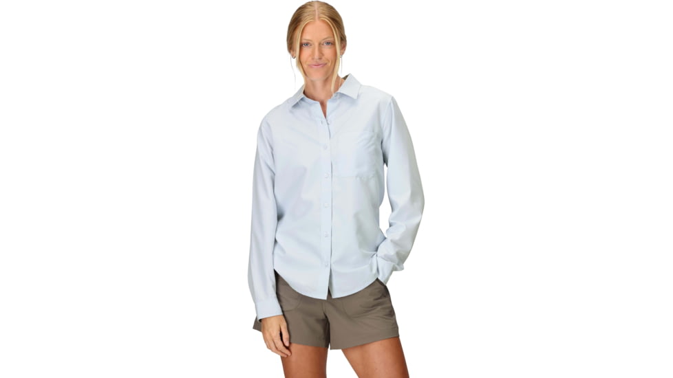 Marmot AirExchange SolarShield LS Shirt - Womens, Vapor, XL, M16056-24371XL