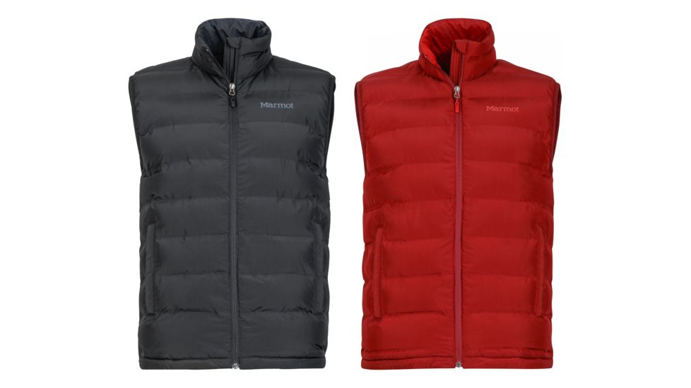 Marmot Alassian Featherless Vest - Men's, Black, Brick