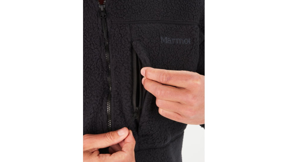Marmot Aros Fleece 1/2 Zip - Mens, Black, Extra Large, M13207-001-XL