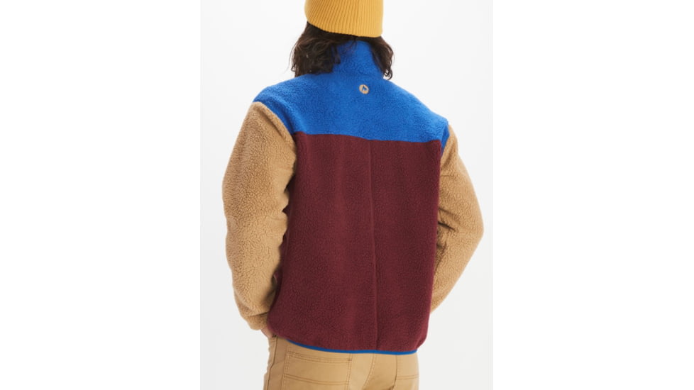 Marmot Aros Fleece 1/2 Zip - Mens, Dark Azure/Port Royal/Shetland, Large, M13207-20740-L