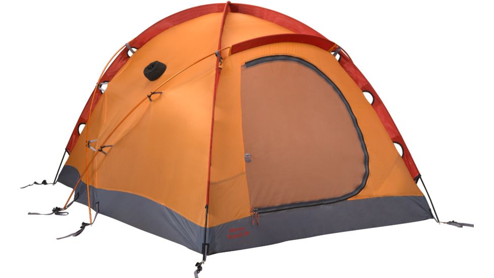 Marmot Asgard Tent - 3 Person, 4 Season-Terra Cotta/ Pale Pumpkin
