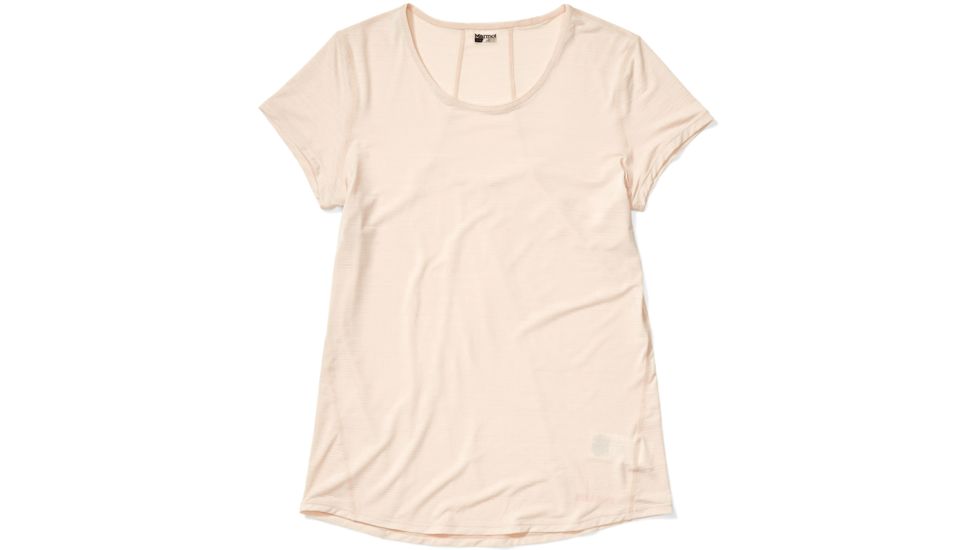 Marmot Aura Short Sleeve Shirt - Womens, Mandarin Mist, Small, 46390-9672-S