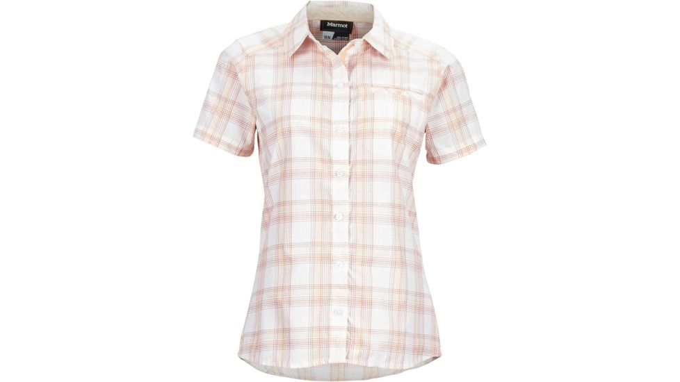 Marmot Aura Short Sleeve Tee - Women's-Pink Lemonade-Medium