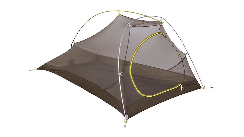 Marmot Bolt Ultralight 2-Person Tent, Dark Citron/Citronelle, One Size, 39000-9819-ONE