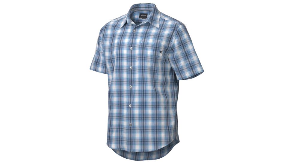 Marmot Brookhurst Short Sleeve - Mens-Peak Blue-Medium