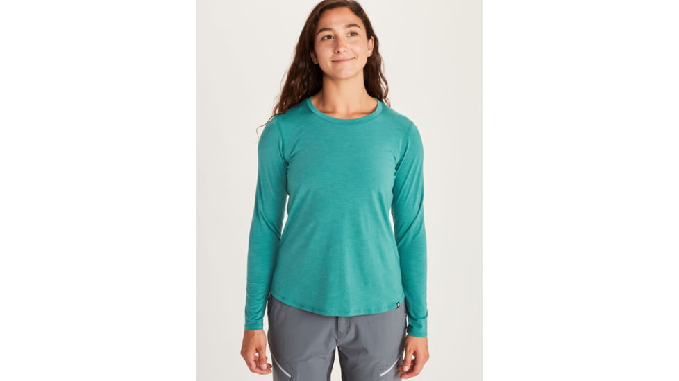 Marmot Calavera Long Sleeve Shirt - Womens, Deep Jungle, Medium, 47010-4973-M