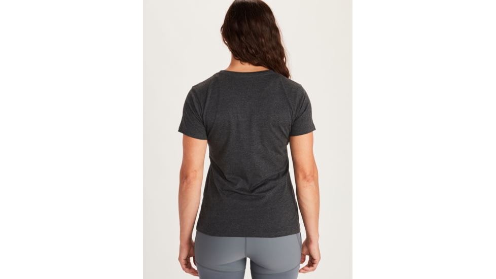 Marmot Coastal Short Sleeve Tee - Womens, New Charcoal Heather, Large, 47120-1837-L