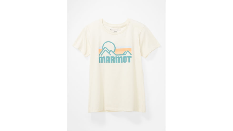Marmot Coastal Short Sleeve Tee - Womens, New Turtledove Heather, Extra Small, 47120-3106-NTDH-XS