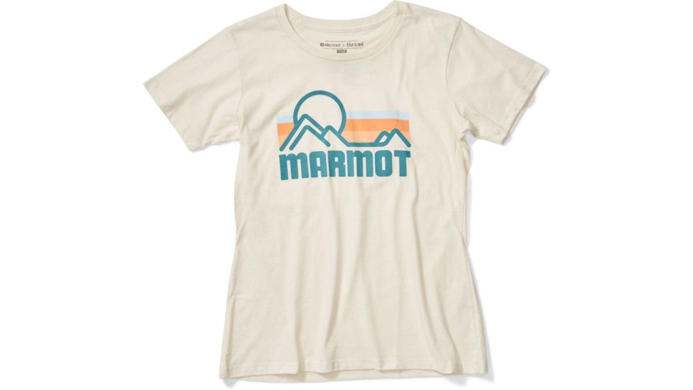 Marmot Coastal Short Sleeve Tee - Womens, New Turtledove Heather, Small, 47120-3106-S