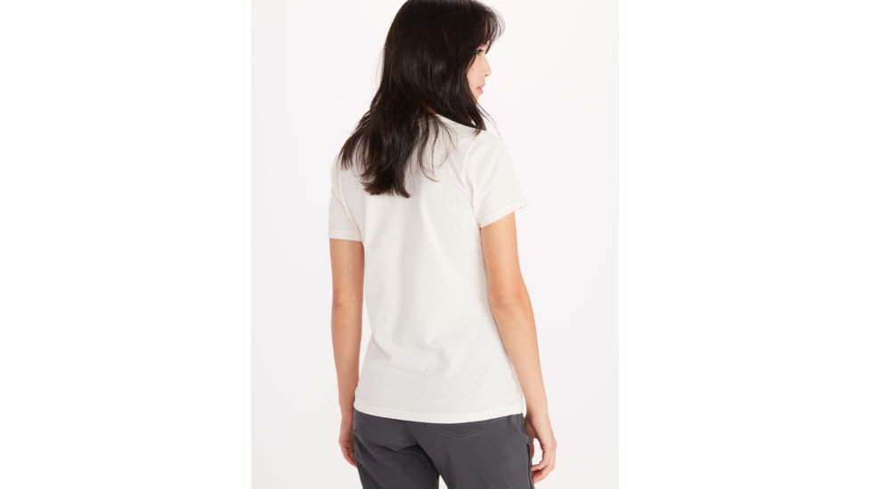 Marmot Coastal Short Sleeve Tee - Womens, Turtle Dove Heather, Large, M11869-3069-L