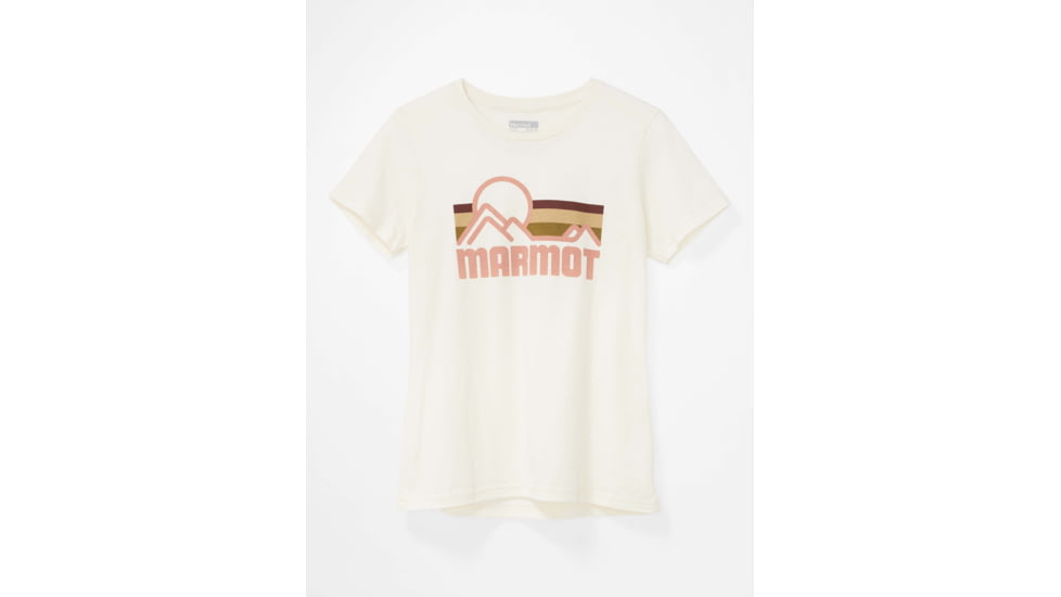 Marmot Coastal Short Sleeve Tee - Womens, Turtle Dove Heather, Large, M11869-3069-L