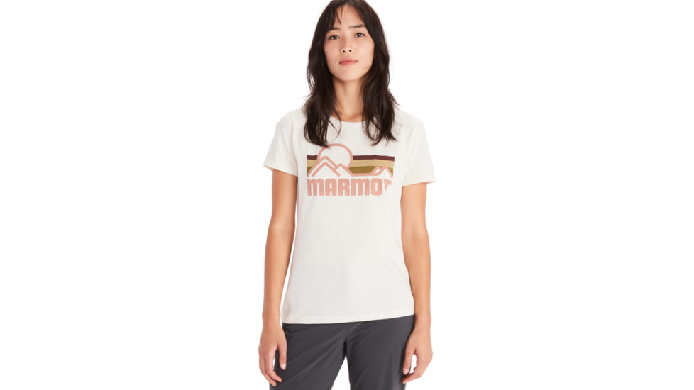 Marmot Coastal Short Sleeve Tee - Womens, Turtle Dove Heather, Large, M11869-3069-L