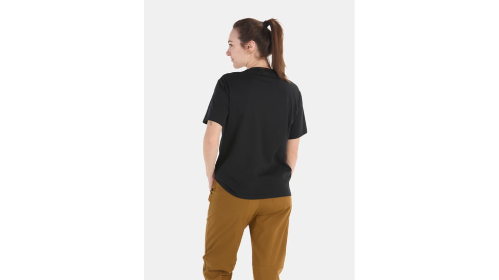 Marmot Coastal Tee Short Sleeve - Womens, Black/Multi, S, M14255-23908S